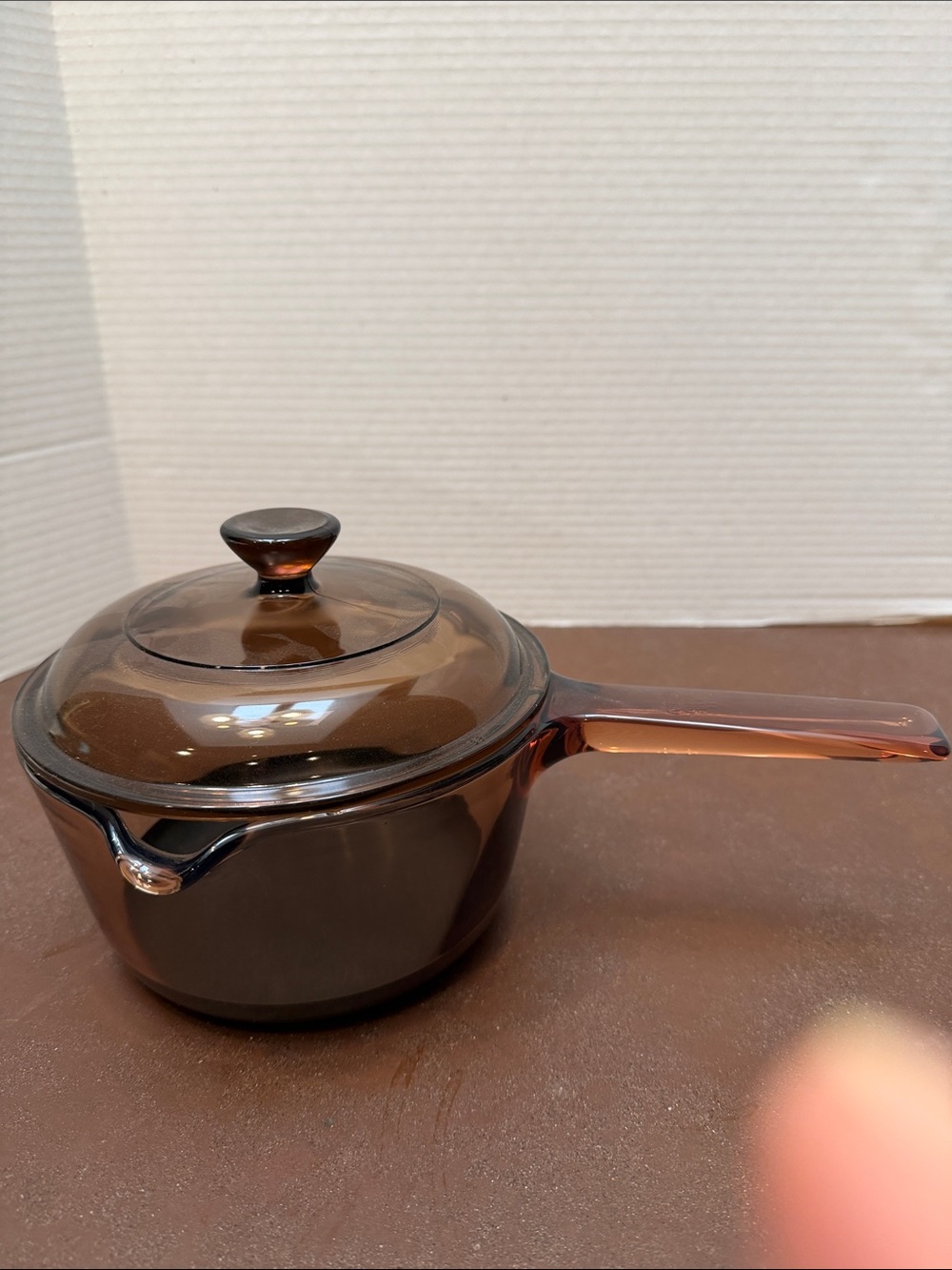 Corning Vision 1 liter / Covered Saucepan Corningware Amber Vision Sauce Pan